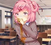natsuki puking